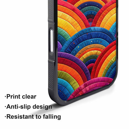 iPhone 17 Pro Case — Vivid Camo Rainbow Pride Camo, Original Design Phone Case