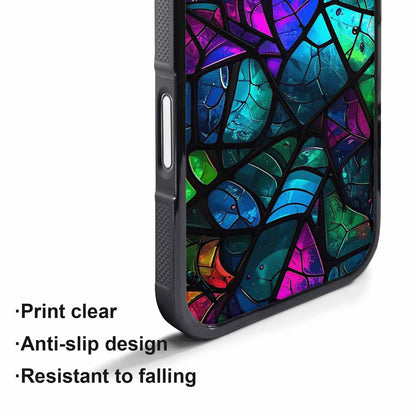 iPhone 17 Pro Case — Neon Camo Spider Web Camo, Custom Phone Case