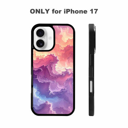 iPhone 17 Case — Seamless Tileable Pattern Of Galaxy Space, Custom Printed Phone Case