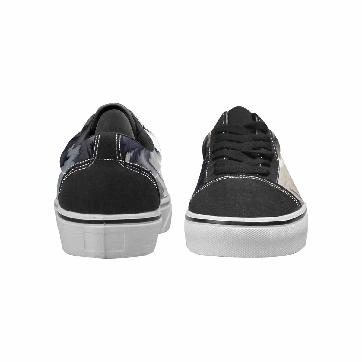 WOMEN'S Tie Dye - Canvas Lace-Up Wallpaper Art Shoes