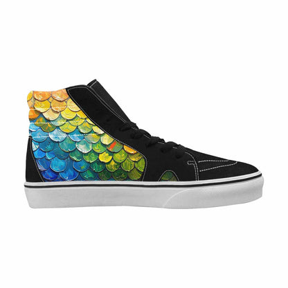 MEN'S Reptile Scale High Top Canvas Aesthetic Shoes