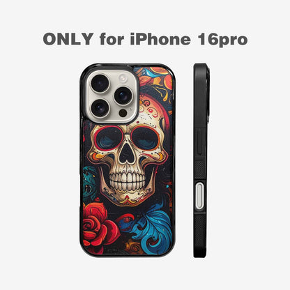 iPhone 16 Pro Case — Graffiti Skull, Personalized Phone Case