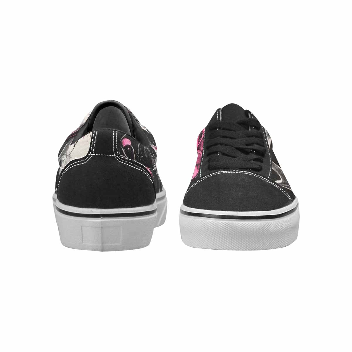 WOMEN'S Skull Roses Lace-Up Canvas Aesthetic Shoes