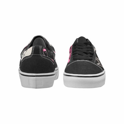WOMEN'S Skull Roses Lace-Up Canvas Aesthetic Shoes