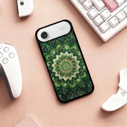 iPhone 17 Air Case — Small Mandala Pattern Randomly Varying Floral, Custom Printed Phone Case