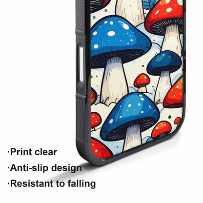 iPhone 17 Pro Case — Vivid Winter Mushroom Seamless Cartoon Cute, Custom Phone Case