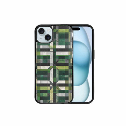 iPhone 15 Plus Case — Aromantic Flag Color Theme Small Rainbow, Custom Made Phone Cover