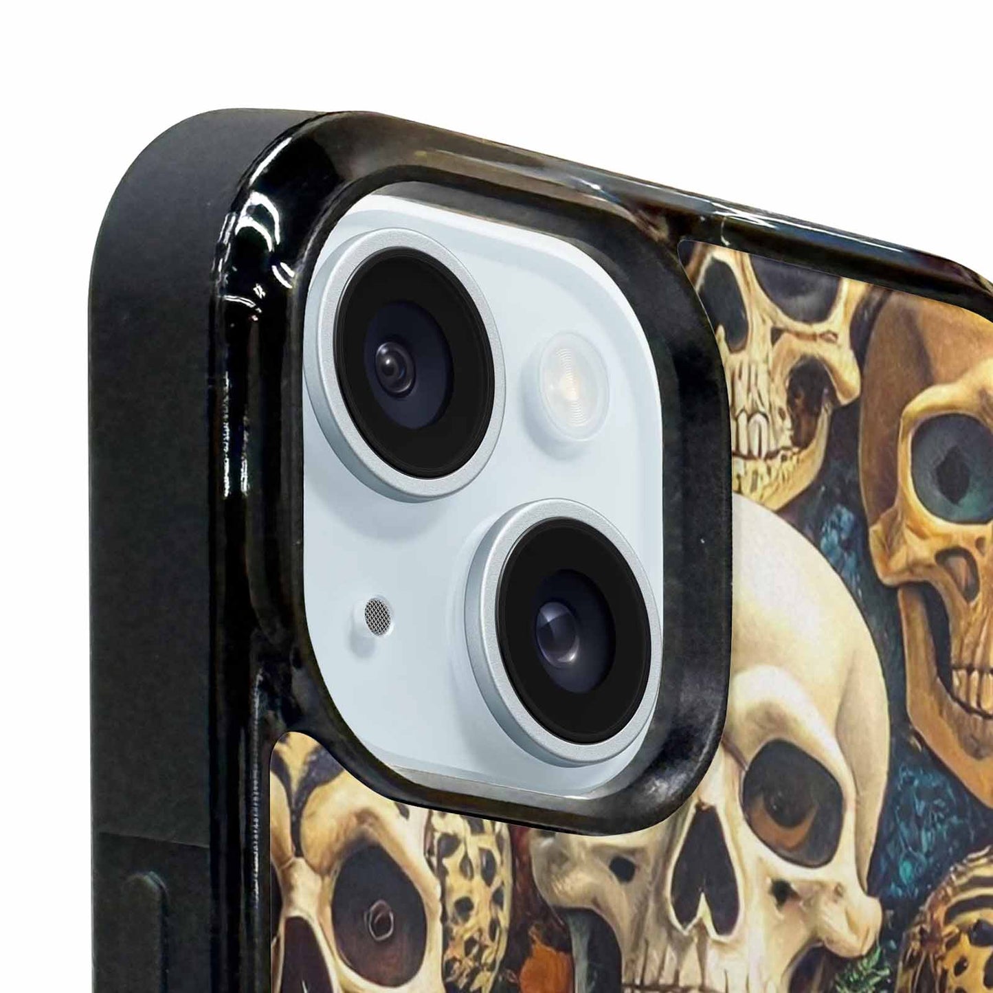 iPhone 15 Plus Case — Skulls Animal Printskulls Patt Ekj, Unique Phone Case Design
