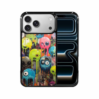 iPhone 17 Pro Max Case — Aliens Camomelting Aliens Patt Alien Scifi, Custom Designed Case Cover