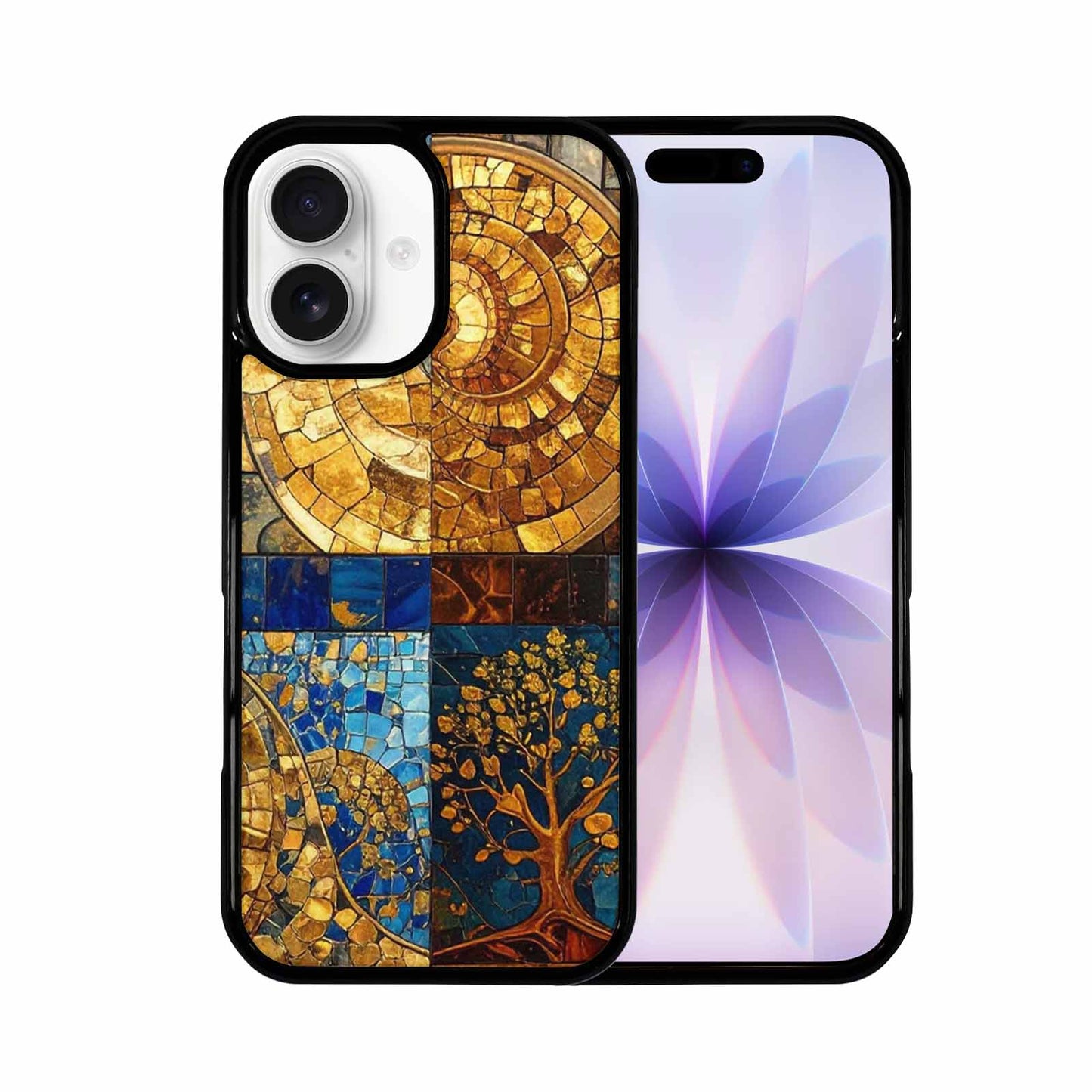 iPhone 17 Case — Small Klimt Style Gold Original Art, Custom Phone Case