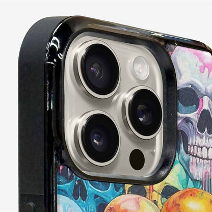 iPhone 16 Pro Max Case — Skulls Marbleskulls Pattern, Unique Phone Case Design