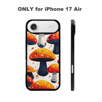 iPhone 17 Air Case — Vivid Winter Mushroom Seamless Cartoon Cute, Custom Printed Phone Case