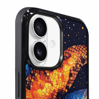 iPhone 17 Case — Galaxy Snake Print Galaxy Space, Personalized Phone Case