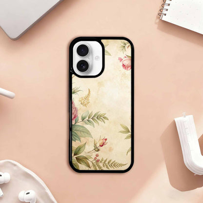 iPhone 17 Case — Vintage Botanical Art Pattern Floral, Unique Phone Case Design