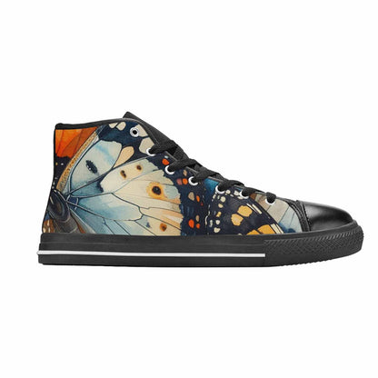 MEN'S Butterfly Wing High Top Canvas Dreamcore Custom Shoes
