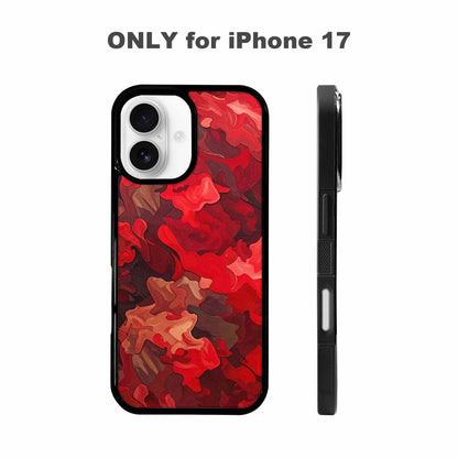 iPhone 17 Case — Small Military Camouflage Blotch Camo, Custom Print Case Cover