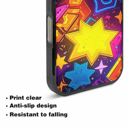 iPhone 16 Pro Max Case — 80s Retro Motif 80s Retro Motifs, Custom Made Phone Cover