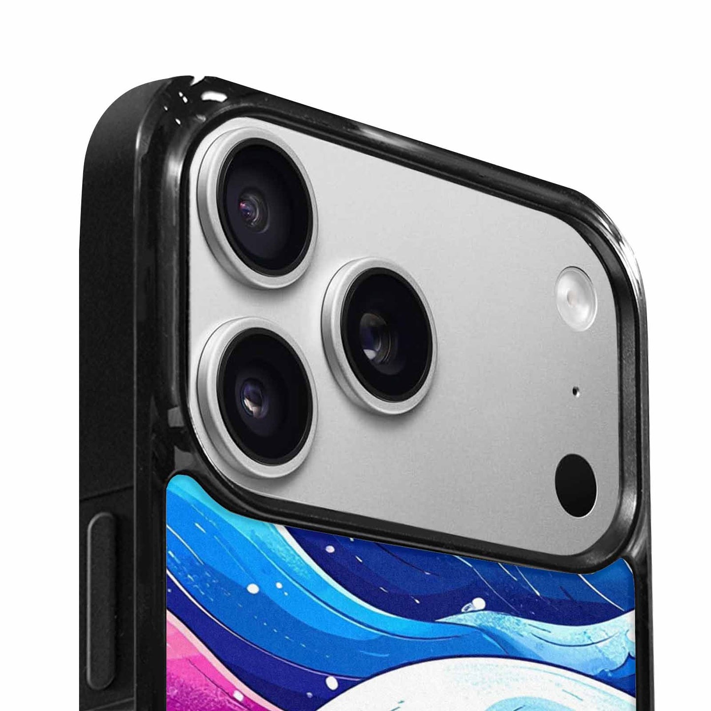 iPhone 17 Pro Max Case — Glossy Winter Wave Cartoon Cute, Custom Designed Case Cover
