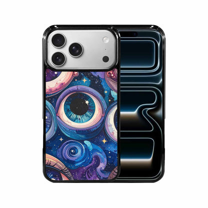 iPhone 17 Pro Max Case — Seamless Tileable Pattern Of Galaxy Space, Custom Printed Phone Case