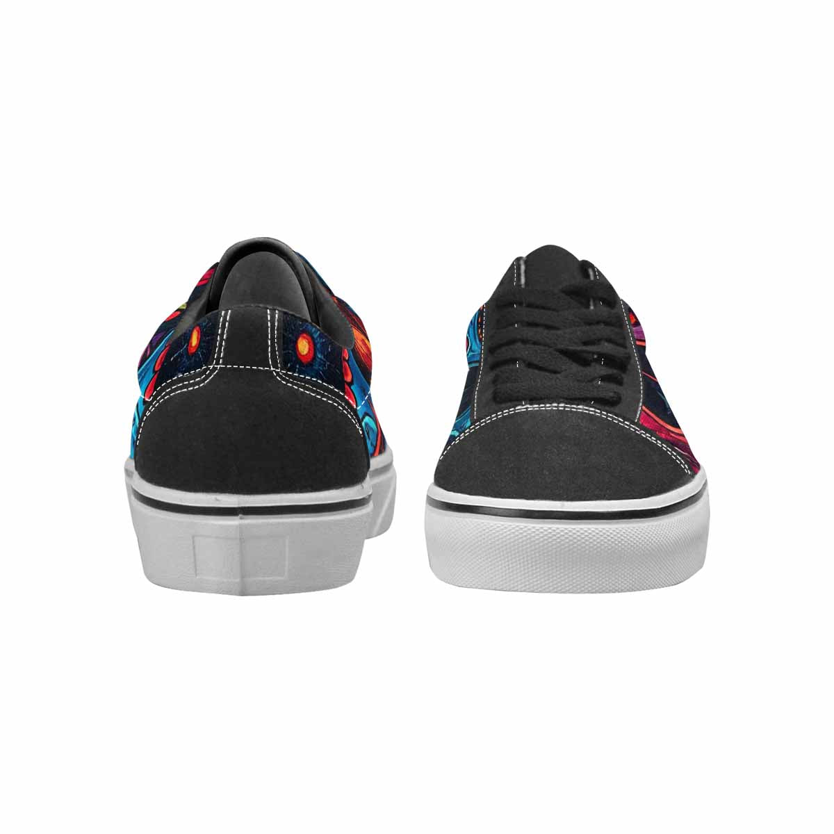 WOMEN'S Graffiti Skull Canvas Lace-Up Cottagecore Custom Shoes