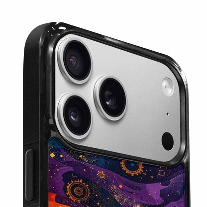 iPhone 17 Pro Max Case — Steampunk Galaxy Art Seamless Galaxy Space, Original Design Phone Case