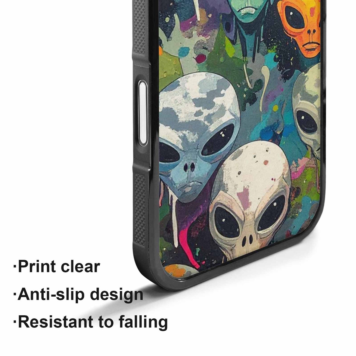 iPhone 17 Case — Aliens Camo Aliens Alien Scifi, Custom Art Phone Cover