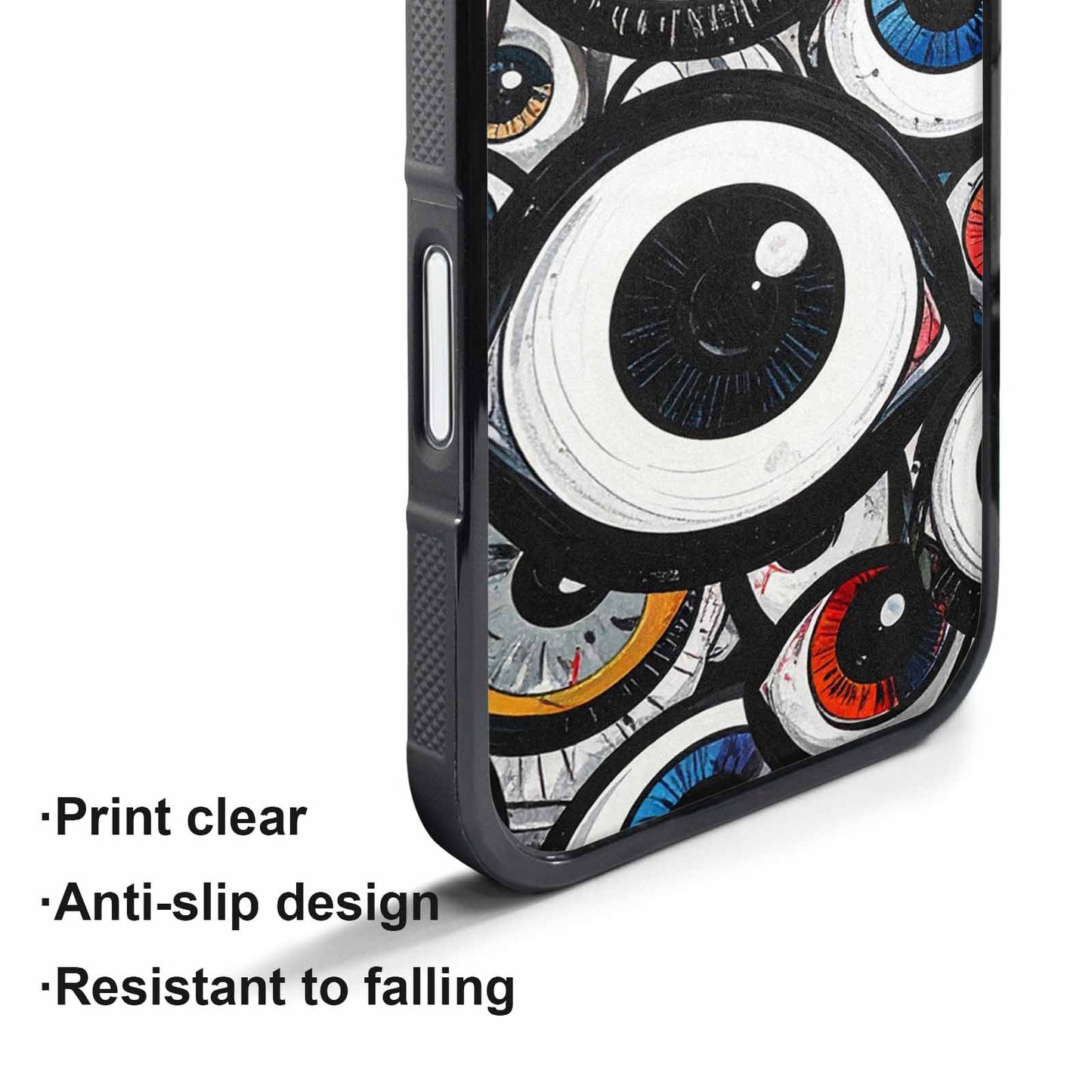 iPhone 17 Air Case — Googly Cartoon Eyeballs Cartoon Cute, Custom Designed Case Cover