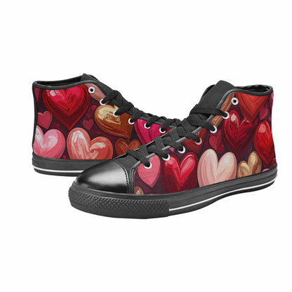 WOMEN'S No Words Or High Top Canvas Aesthetic Custom Sneakers