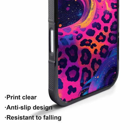 iPhone 17 Air Case — Leopard Print Galaxy Seamless Pattern Animal, Custom Designed Case Cover