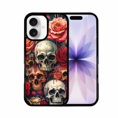 iPhone 17 Case — Skulls And Rosesmelting Skulls A Gothic, Custom Art Phone Cover