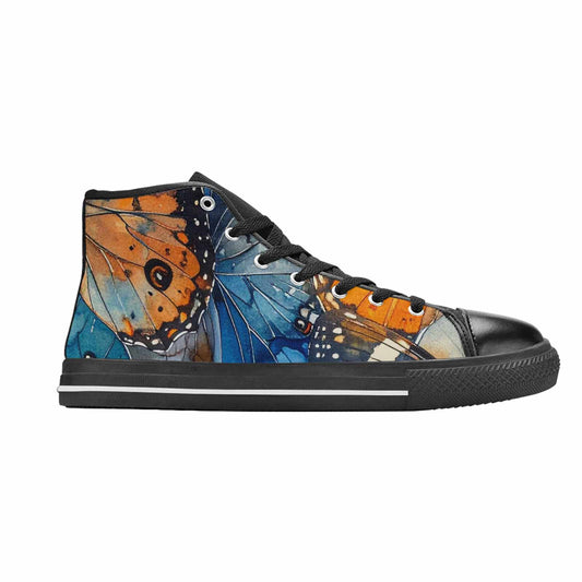 MEN'S Butterfly Wing High Top Canvas Surreal Custom Shoes
