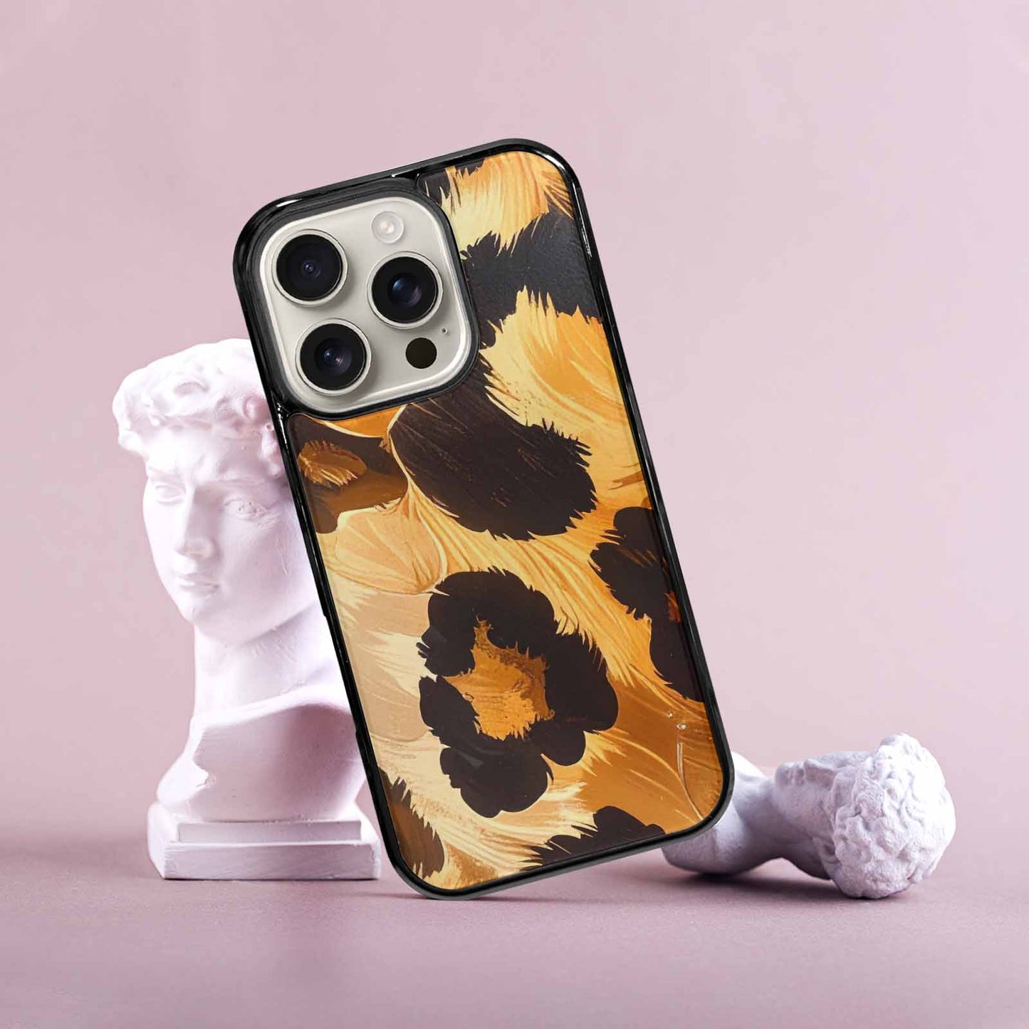 iPhone 16 Pro Case — Leopard Soft Airbrush Gradient, Custom Phone Case
