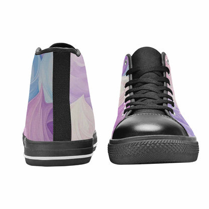MEN'S Tie Dye - High Top Canvas Surreal Custom Shoes
