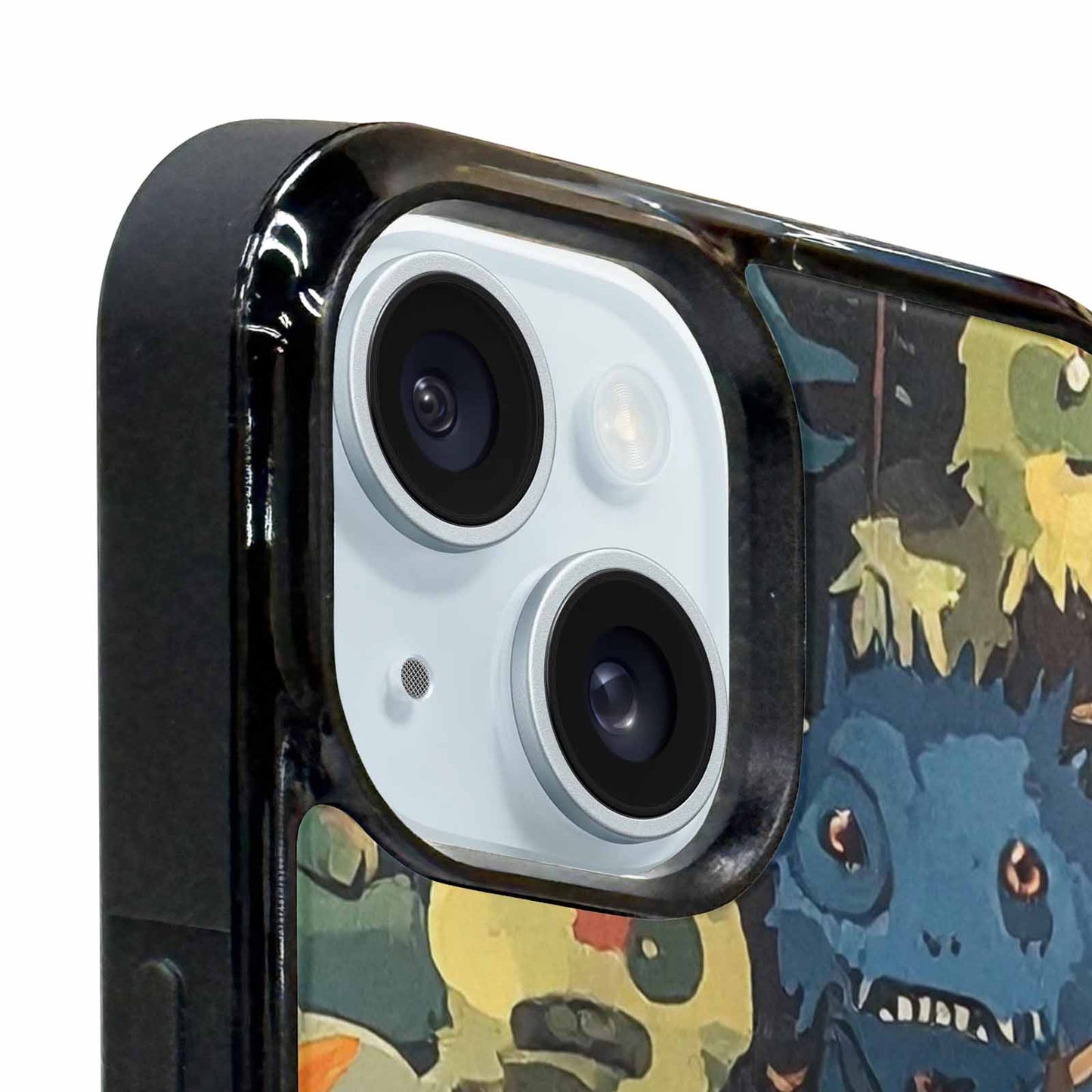 iPhone 15 Plus Case — Monsters Camomonsters Pattern Okl, Original Design Phone Case