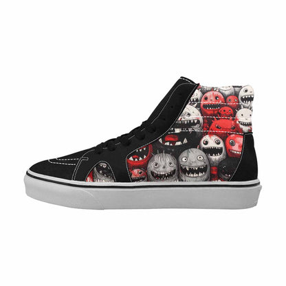 MEN'S Monsters (general) High Top Canvas Melting Art Custom Sneakers