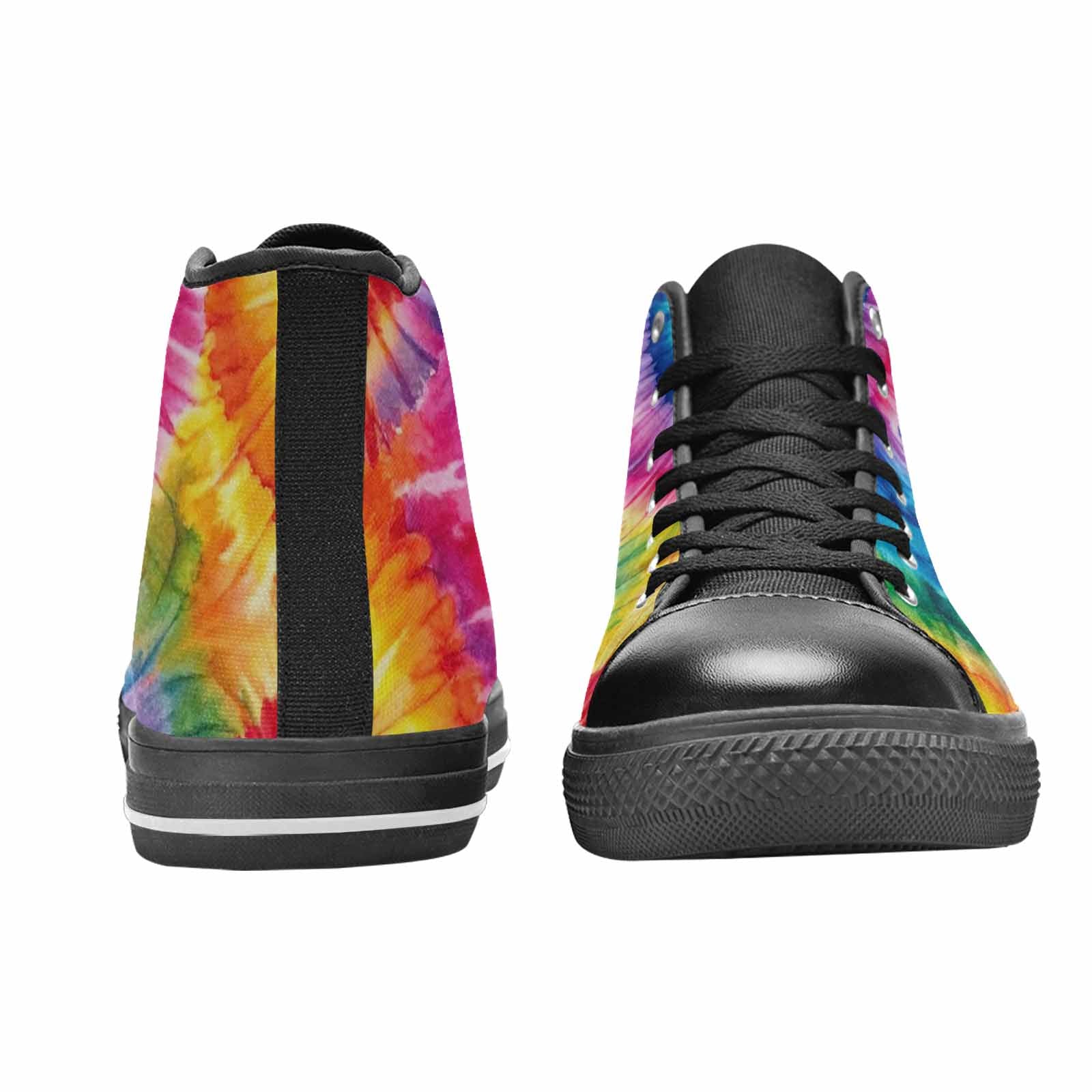 MEN'S Tie Dye - High Top Canvas Cottagecore Sneakers