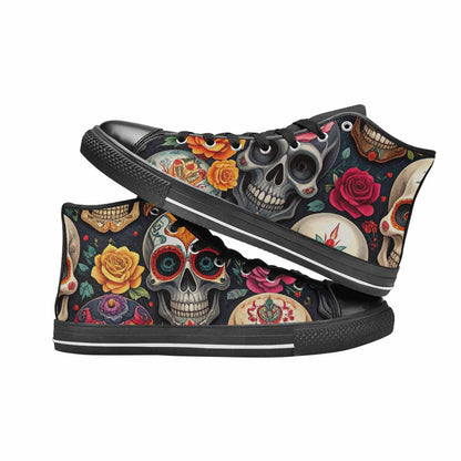 MEN'S Skull High Top Canvas Aesthetic Sneakers