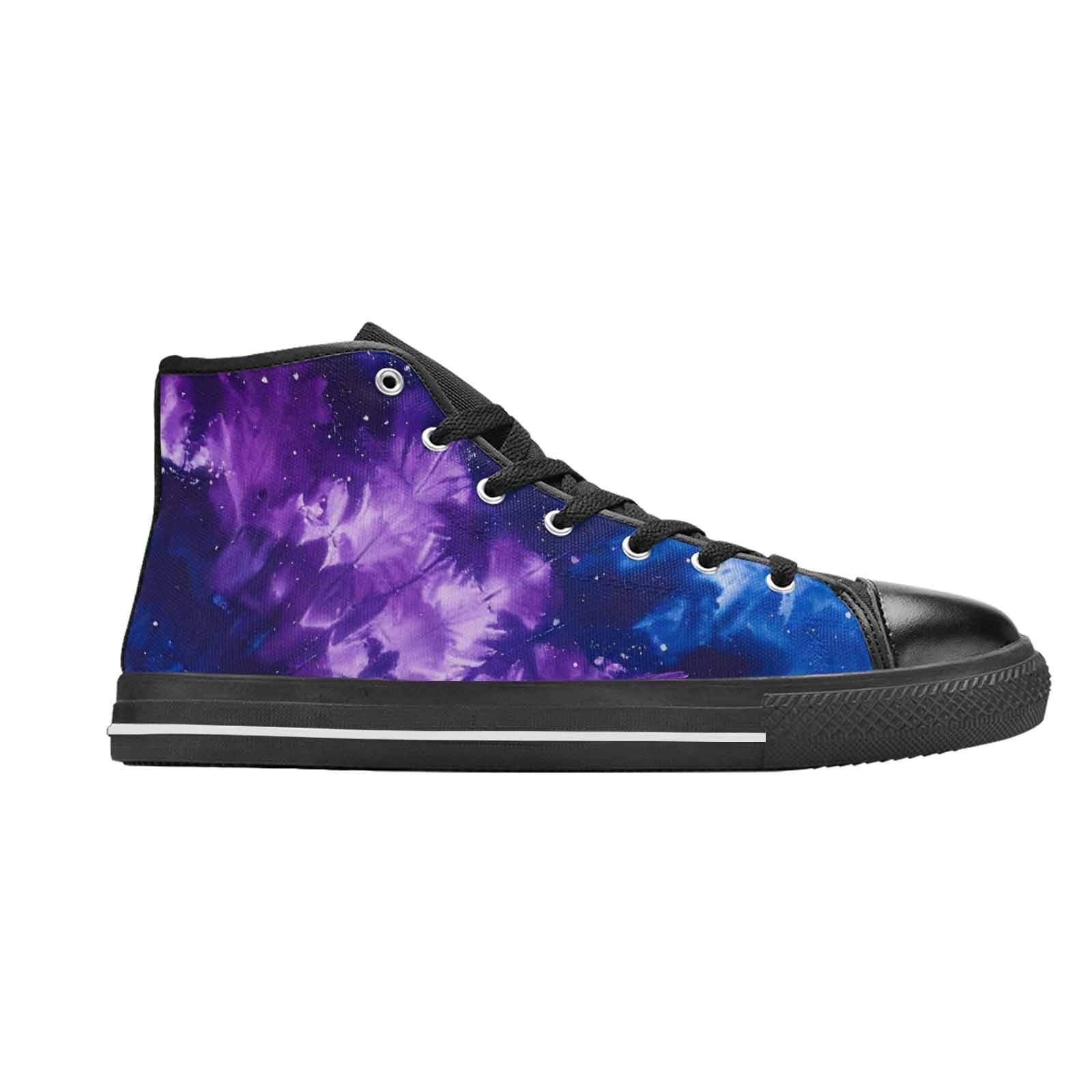 WOMEN'S Cosmic Tie Dye High Top Canvas Dreamcore Custom Shoes