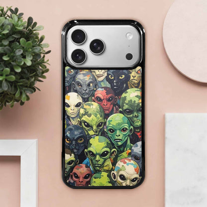iPhone 17 Pro Max Case — Aliens Camo Aliens Alien Scifi, Custom Phone Case