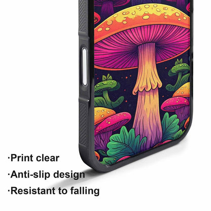 iPhone 17 Pro Max Case — Psychedelic Mushroom Cartoon Pattern Cartoon Cute, Custom Made Phone Cover