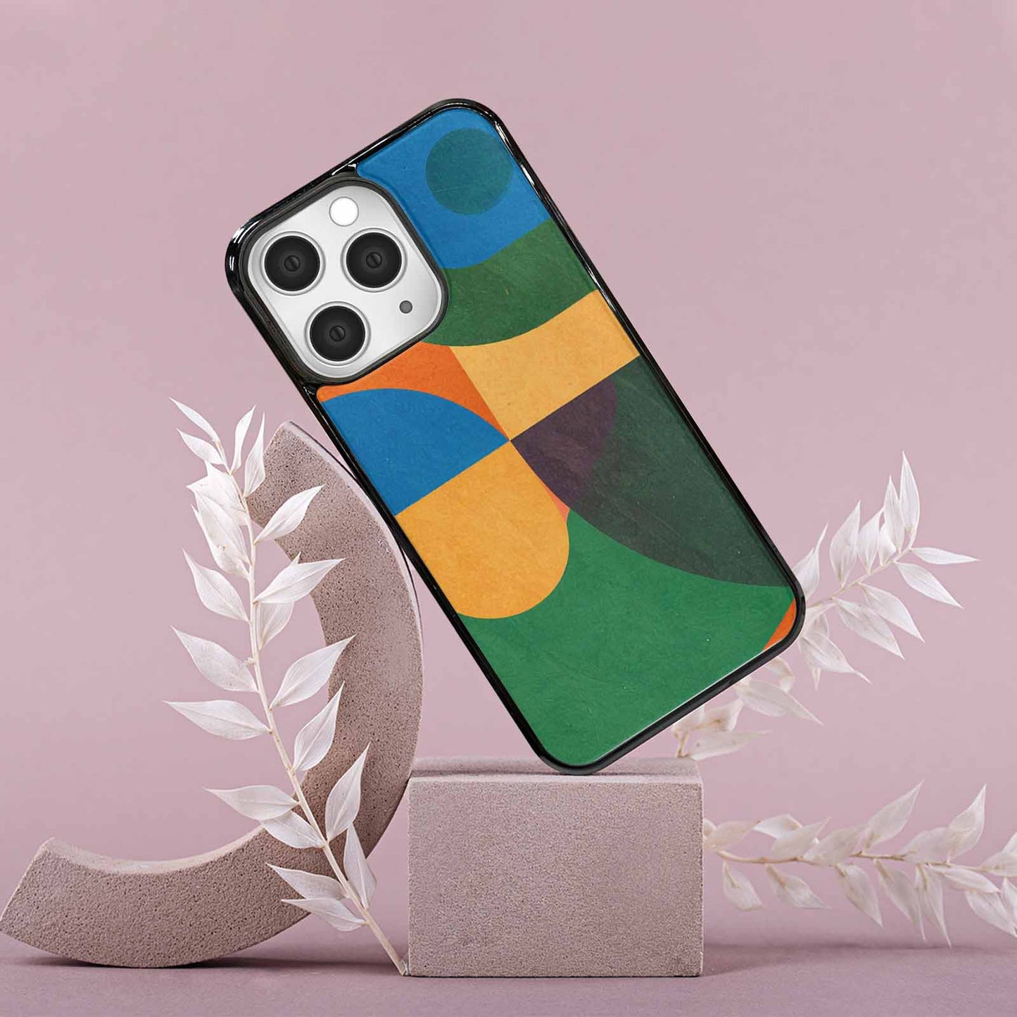 iPhone 15 Pro Max Case — 1990s Memphis Art Pattern, Custom Printed Phone Case