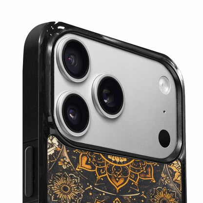 iPhone 17 Pro Case — Small Mandala Pattern Randomly Varying Floral, Custom Print Case Cover