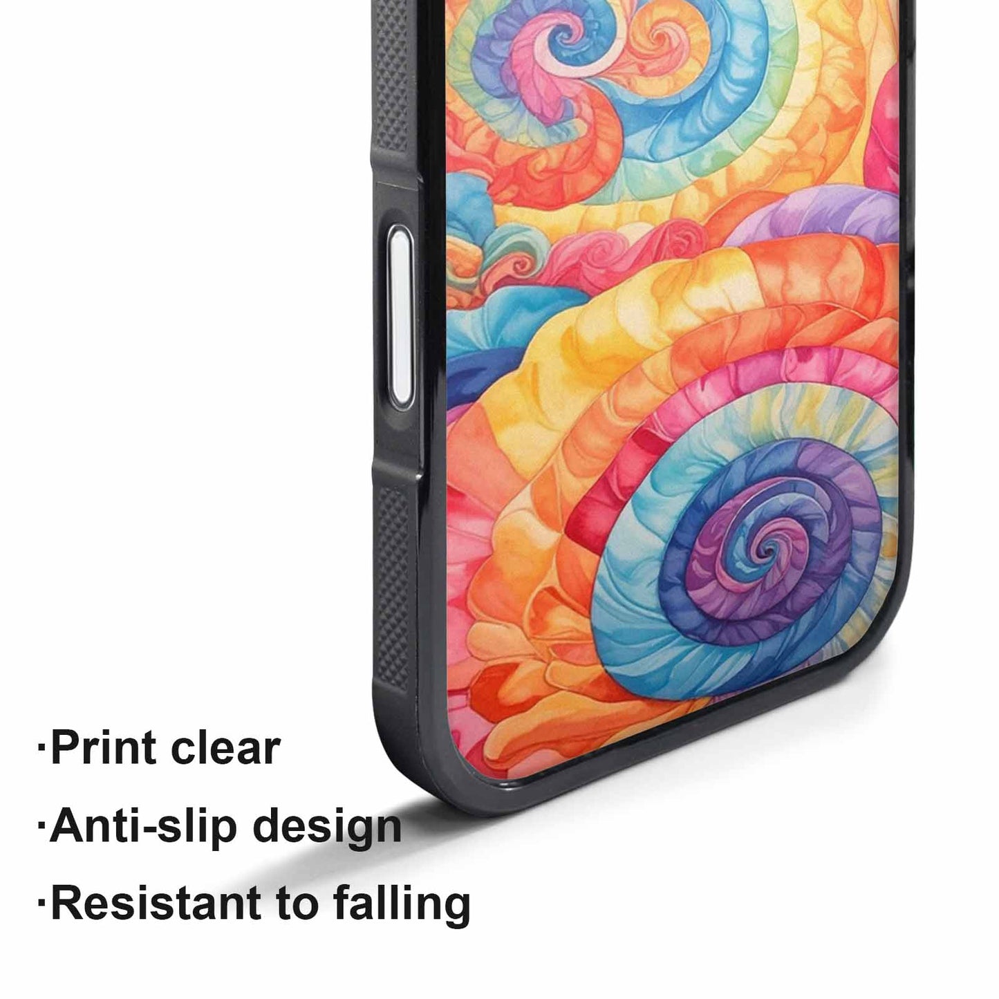 iPhone 17 Pro Case — Tie Dye Swirls Tie Dye Tie, Original Design Phone Case