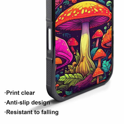 iPhone 17 Pro Max Case — Psychedelic Mushroom Cartoon Pattern Cartoon Cute, Customized Protective Case