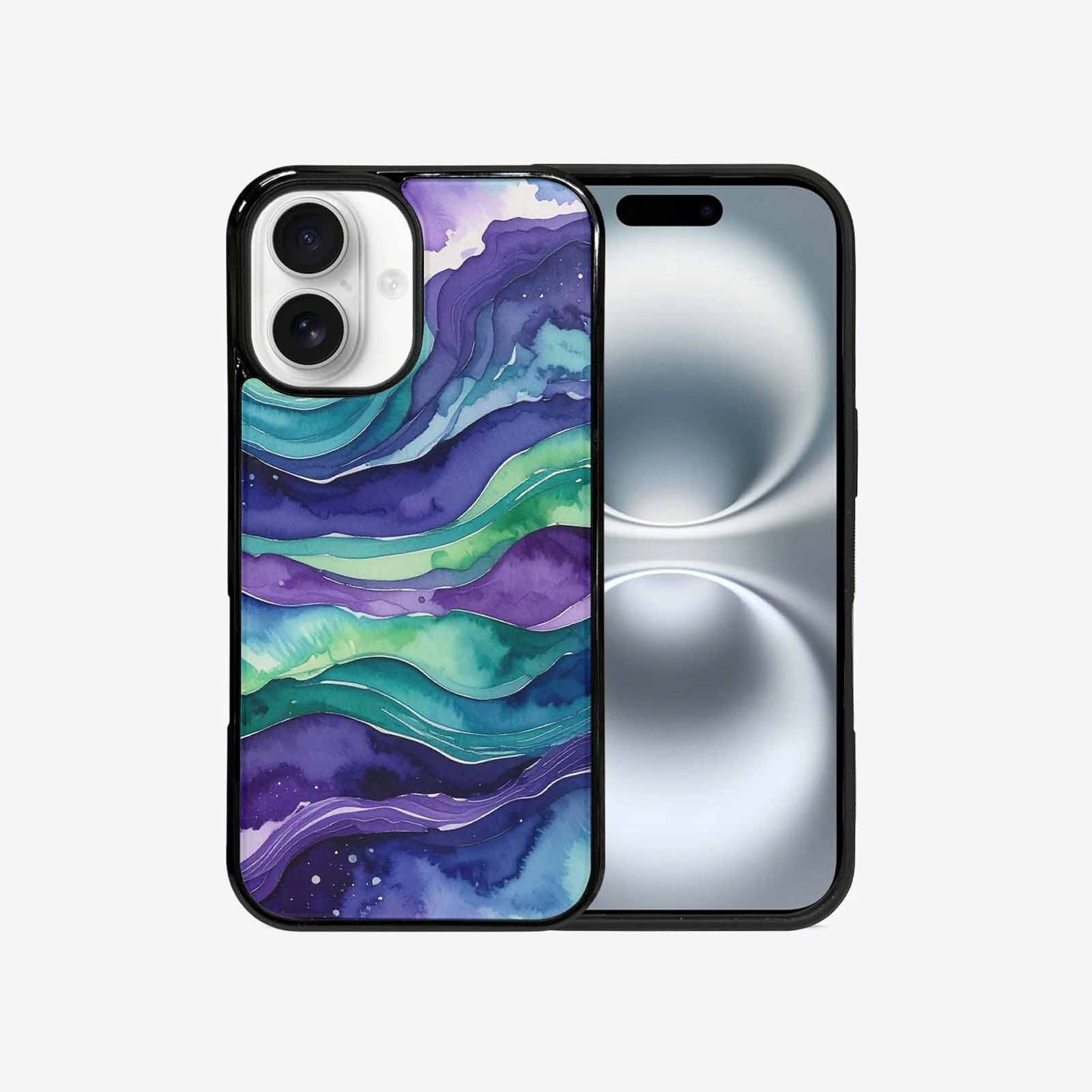 iPhone 16 Case — Galaxy Aurora Nebula, Personalized Phone Case