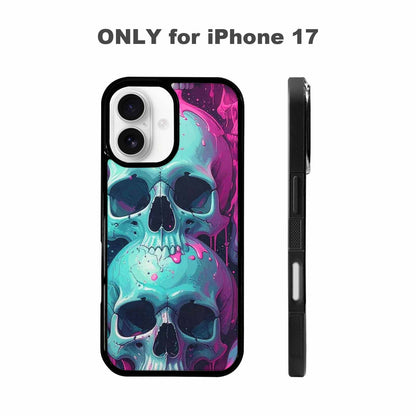 iPhone 17 Case — Thousands Of Skulls Gothic Skulls, Custom Print Case Cover
