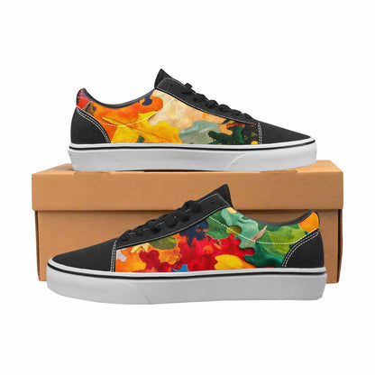 WOMEN'S Camo Patches Lace-Up Canvas Y2K Shoes