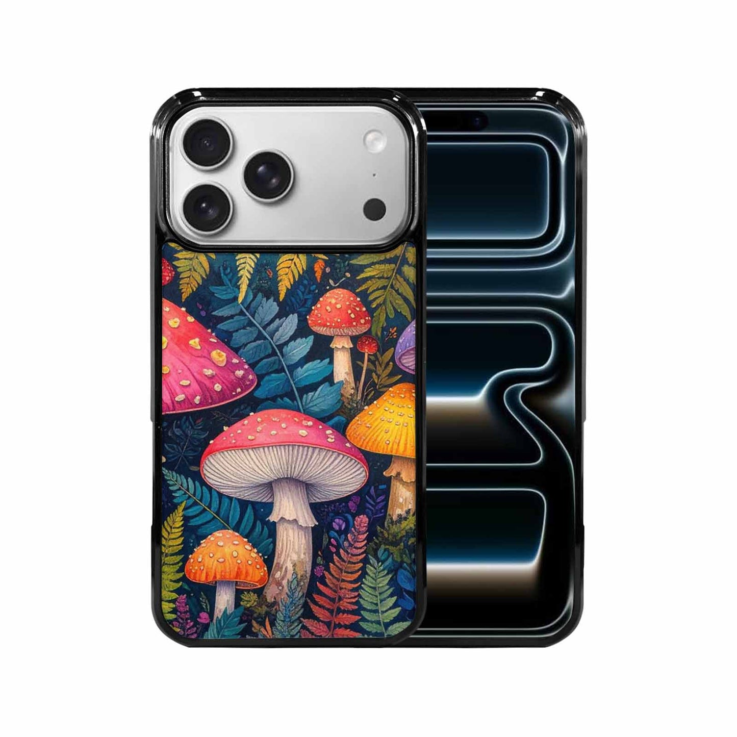 iPhone 17 Pro Max Case — Mushrooms Botanicalmushrooms P T7m Floral, Custom Print Case Cover
