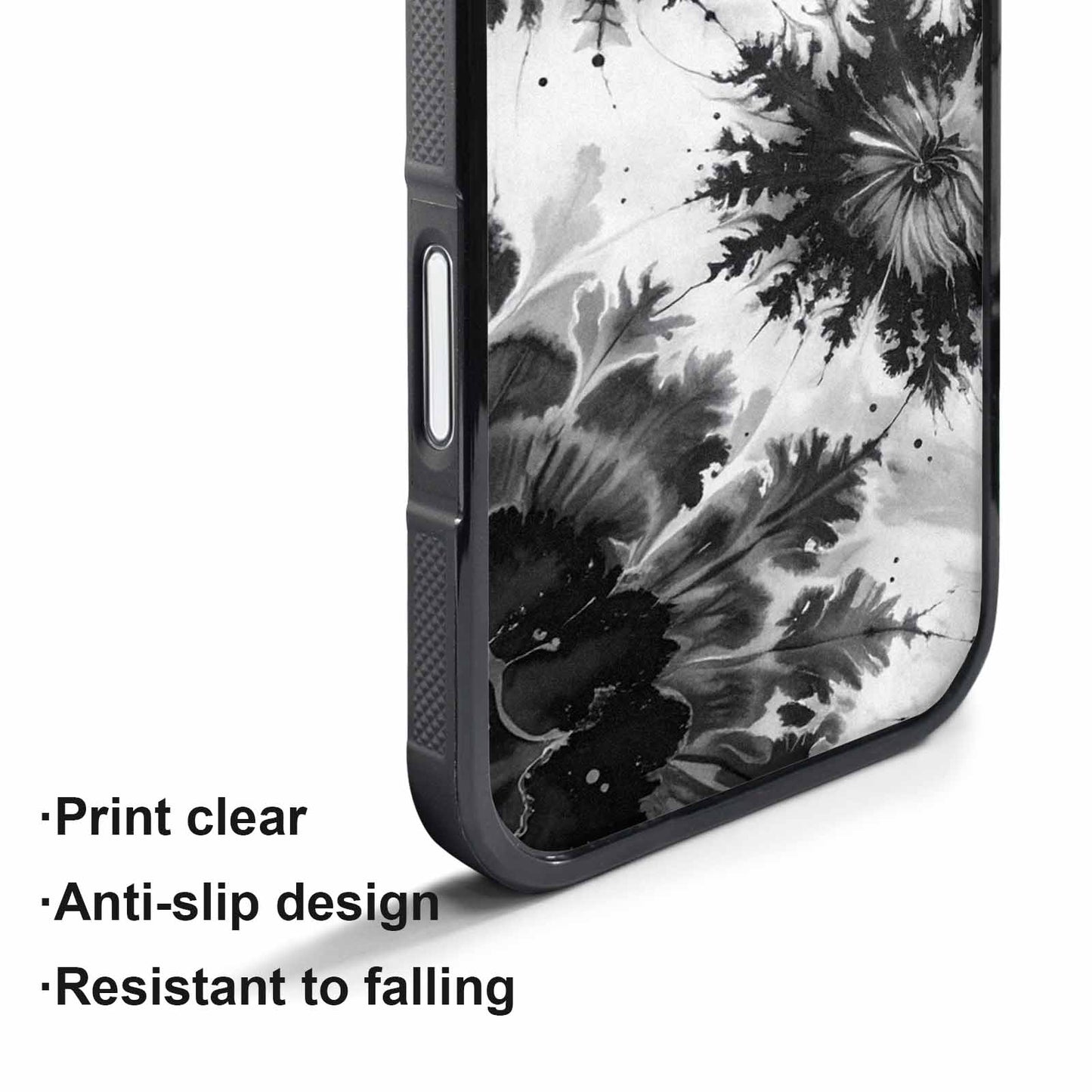 iPhone 17 Air Case — Tie Dye Acid Wash Black Tie, Custom Designed Case Cover