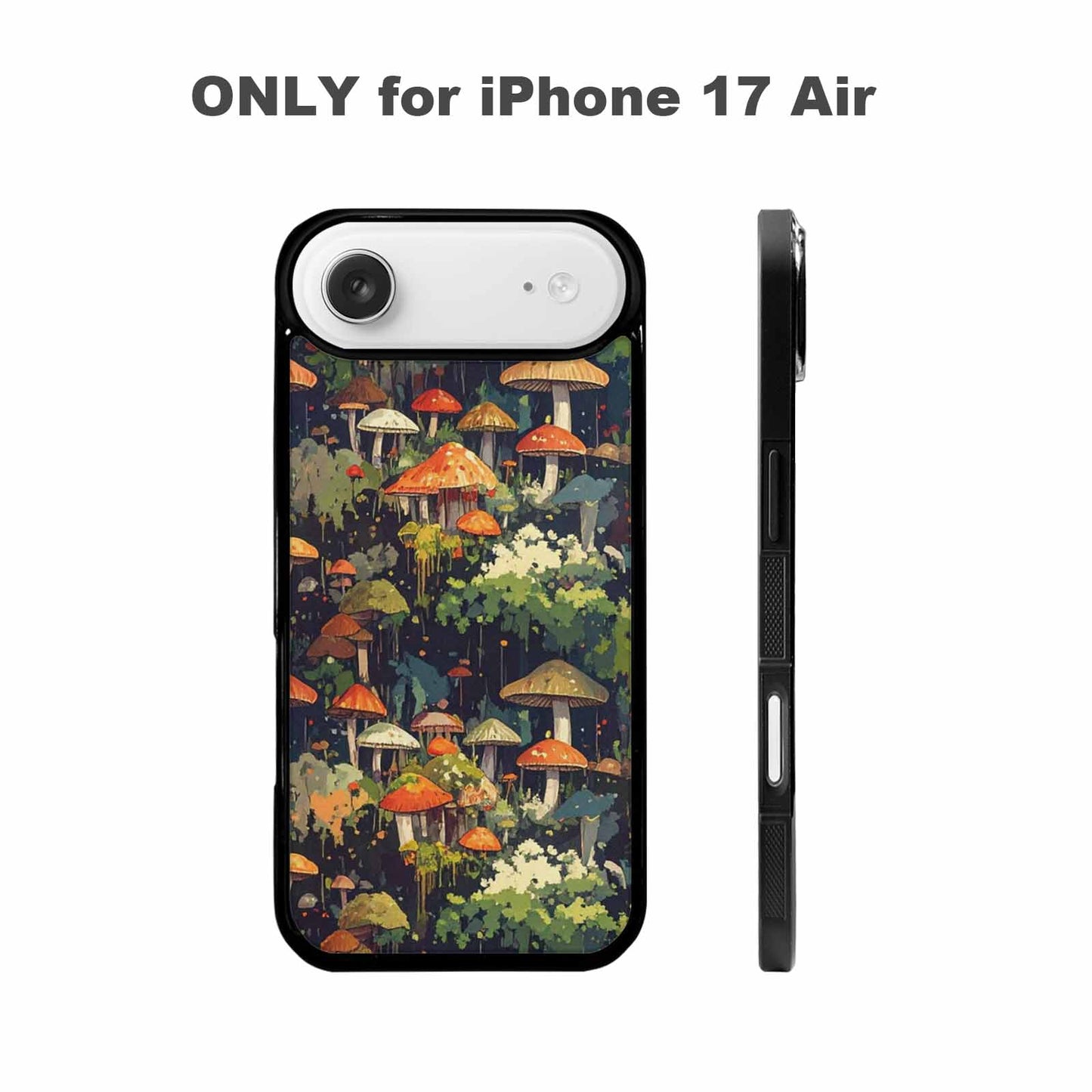 iPhone 17 Air Case — Mushrooms Camomushrooms Patter Rx0 Camo, Custom Art Phone Cover